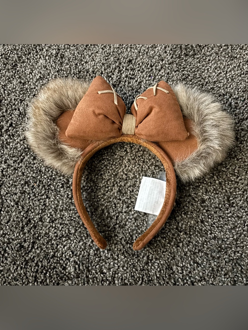 NWT Disney Minnie Star Wars Ewok Ears Headband Designed by Ashley Eckstein